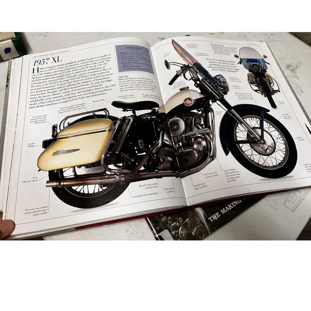 Harley Davidson Motorcycle Books Lot Ultimate Edition Hugo Wilson Making‎